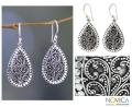 Sterling Silver 'Denpasar Mystique' Flower Earrings (Indonesia)