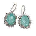 Sterling Silver Chalcedony Earrings (India)
