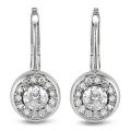 Miadora 18k White Gold 1 1/5ct TDW White Diamond Earrings (G-H, SI1)