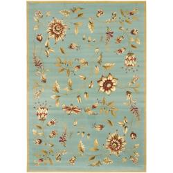 Lyndhurst Zen Gardens Blue Rug (9' x 12')