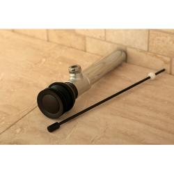 Oil Rubbed Bronze Vessel Pop-up Sink Drain with Overflow