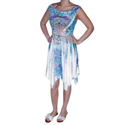 Tabeez Women's Subliminal Tribal Print Dress