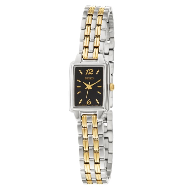 Seiko Womens Dress Gold Plated Quartz Watch Today $91 