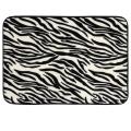 Zebra Print 24-inch Memory Foam Bath Rug