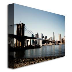 Ariane Moshayedi 'Brooklyn Bridge' Contemporary Canvas Art