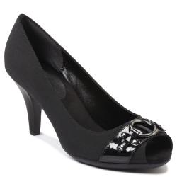 Shop A2 By Aerosoles Women S Benelux Matte Black Peep Toe Pump Free