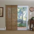 Pecan Bamboo Windows and Patio Doors Track Panels
