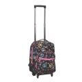 Rockland Peace 17-inch Rolling Carry-On Backpack