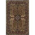 Hand-tufted Brown Amite Wool Rug (9' x 12')