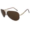 US Polo Association Mens 'Annapolis' Gold Classic Metal Aviator Sunglasses