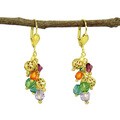 Handmade Analise Cluster Earrings - Multi (India)