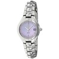 SEIKO Women's Solar Mother-Of-Pearl Dial Watch