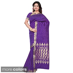 Benares Art Silk Sari/ Saree Fabric (India)
