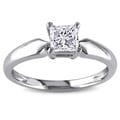 Miadora 14k Gold 3/4ct TDW Solitaire Diamond Ring (H-I, I2-I3)