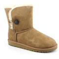 Ugg Australia Youth Girl's 'Bailey Button' Regular Suede Boots