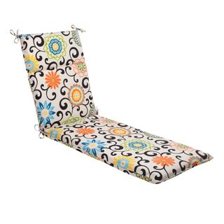 Waverly Sun-n-Shade Pom Pom Lagoon Chaise Lounge Cushion