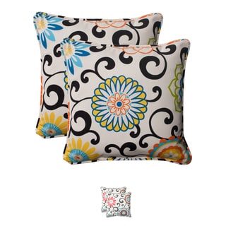 Pom Pom Play 'Lagoon' Corded 18.5-inch Throw Pillows (Set of 2)