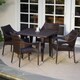 Christopher Knight Home Cliff Outdoor 5-piece Wicker Dining Set