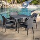 Christopher Knight Home Cliff Outdoor 5-piece Wicker Dining Set
