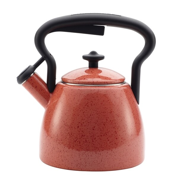 Paula Deen Signature Curvy Coral 2quart Tea Kettle 15211304