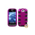 MYBAT Metallic Hot Pink/ Black Fishbone Case for HTC myTouch 4G Slide