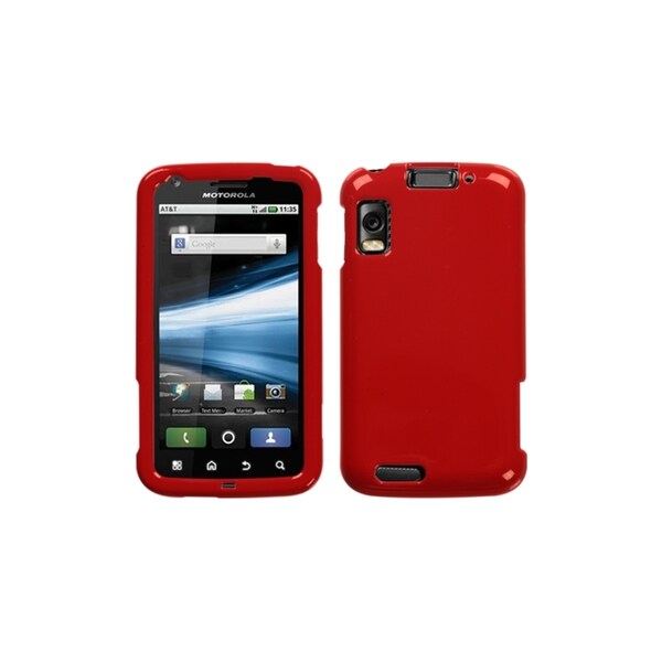 MYBAT Solid Flaming Red Case for Motorola MB860 Olympus/ Atrix 4G