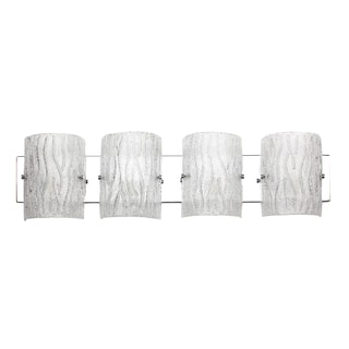 Alternating Current Brillance 4-light Chrome Vanity Fixture
