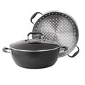Anolon 7.5-quart Covered Casserole and Steamer Insert