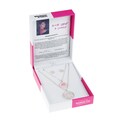 Whatever It Takes Penelope Cruz Double Coin Necklace/ Stud Set