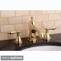 Polished Brass Widespread Bathroom Faucet