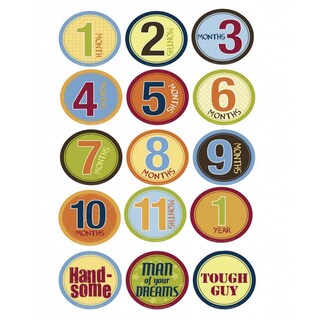 Belly Banter Boy's Growth Sticker Set