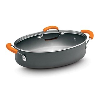 Rachael Ray Hard Anodized 5-quart Saute Pan with Lid