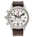 Nixon Men's '51-30 Chrono' Leather Strap Watch