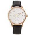 Tissot Men's Rose-goldtone Leather Strap Watch