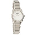 Tissot Women's 'T-Wave' Mother of Pearl Dial Stainless Steel Watch