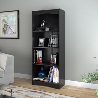 Sonax S-107-NHL Hawthorn 60-inch Midnight Black Bookcase