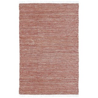 Handmade Copper Reverisble Chenille Flatweave Rug (8' x 10')