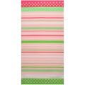 Laura Ashley Seaside Stripe Cotton Beach Towel