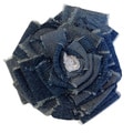 Cuff Luv Fabric Rosette Magnetic Brooch