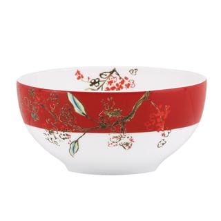 Lenox Chirp Scarlet Dessert Bowls (Set of 4)