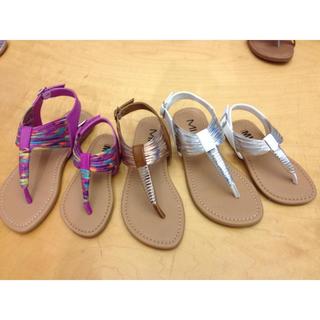 Mia Kids Girl (Toddler)'s 'Harlow' Faux Leather Sandals