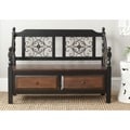 Safavieh Eric Two-tone Finish Storage Bench