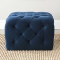Safavieh Kenan Navy Blue Ottoman