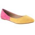 Riverberry Women's 'Candy' Two-tone Microsuede Flats