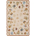 Outdoor Escape Coral Dive/ Sand Area Rug (8' x 11')