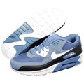 Nike Men's Air Max 90 Blue and White Running Shoes