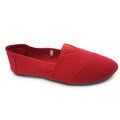 Blue Women's 'Timmy' Red Canvas Wrapped Flats