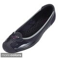 Puma Women's 'Zandy Native' Leather and Mesh Socklined Sporty Flats