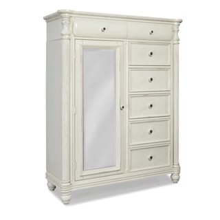 Eastport Eggshell White Door Chest