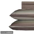 Perry Ellis Jamie Stripe Queen/ King Microfiber Sheet Set